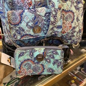 Vera Bradley purse and wallet set